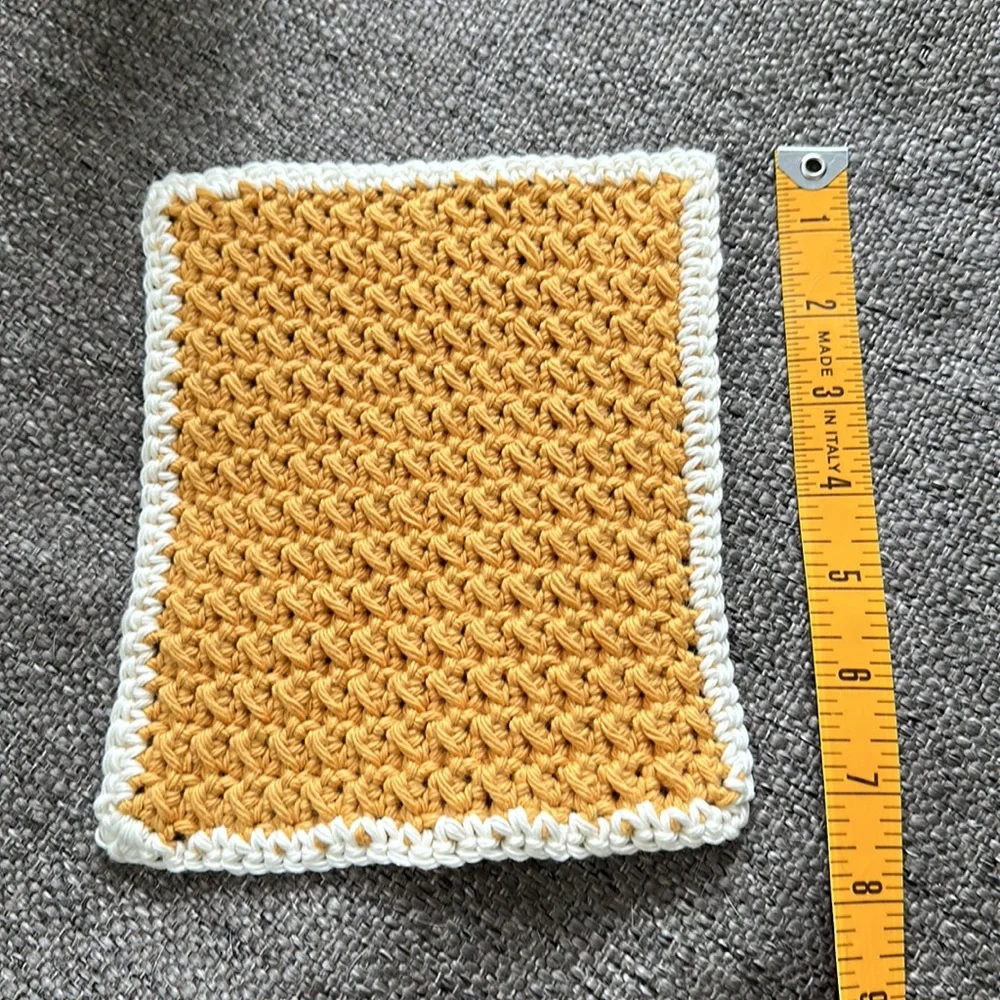 Hand made 100% Cotton DishCloths WashCloths Spa Cottage Granny Country Core